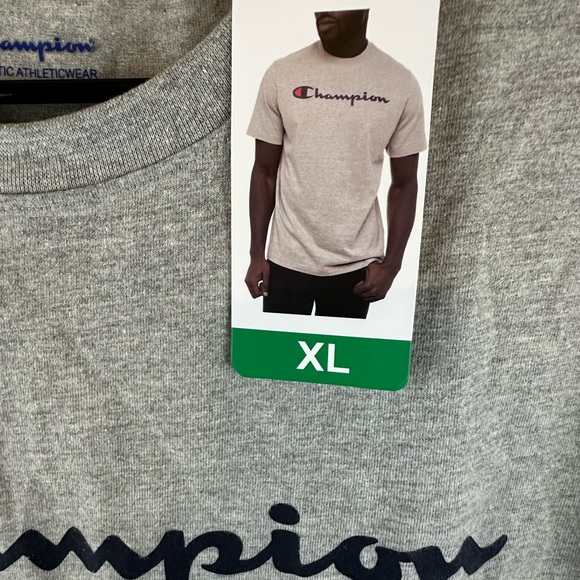 Champion brand T-shirt. Oxford Heather. Size XL. Nice strong weight. NWT. - Picture 6 of 8